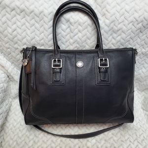 Coach Vintage Crossbody Leather Satchel Carry On Weekend Travel Bag